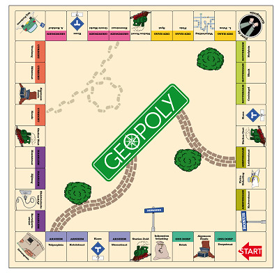 Geopoly speelbord
