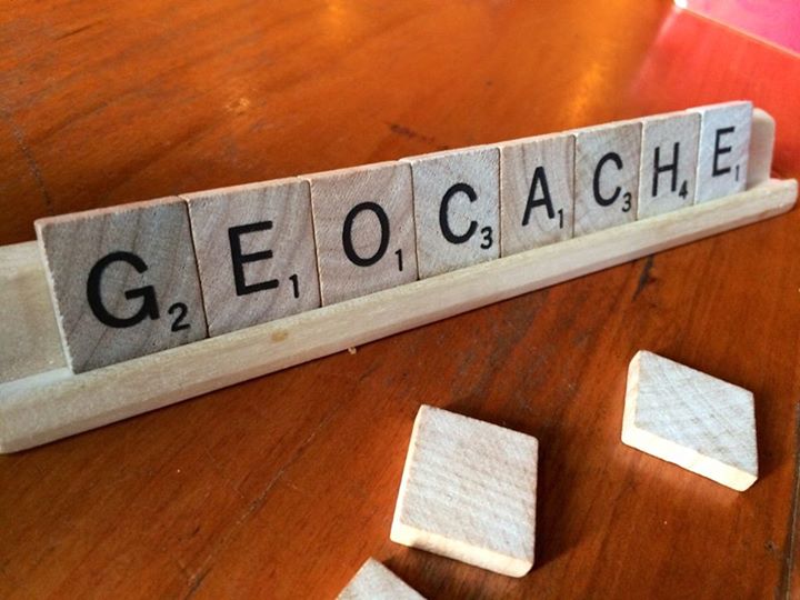 Scrabble geocache