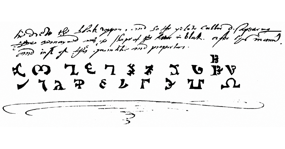 Enochian manuscript 1583