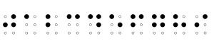 Braille - cijfers
